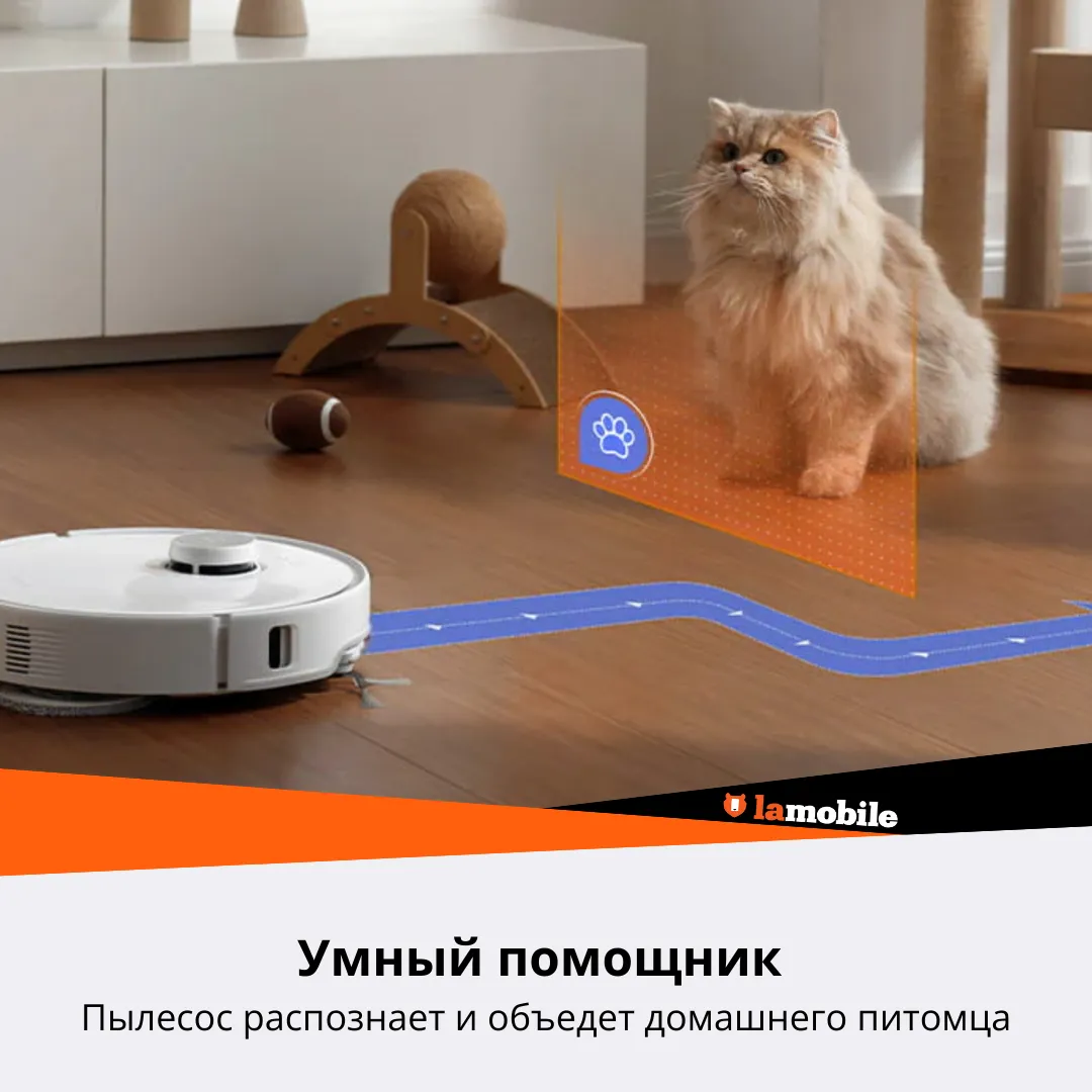 Робот-пылесос Roborock Qrevo CurvC (White) (RU) — фото 8
