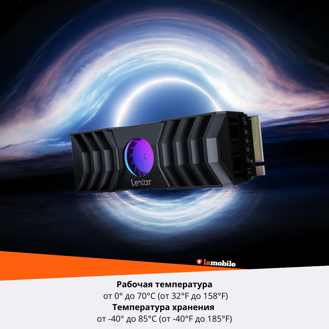 Внутренний SSD-накопитель Lexar SSD Professional NM1090 PRO M.2 PCIe 5.0 4T