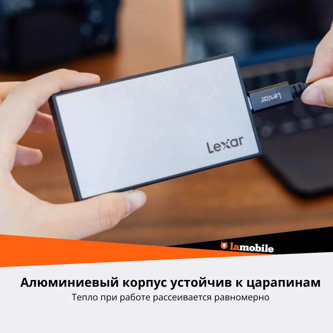 Внешний SSD-накопитель Lexar Professional Workflow Portable SSD 2TB IP68 - 3