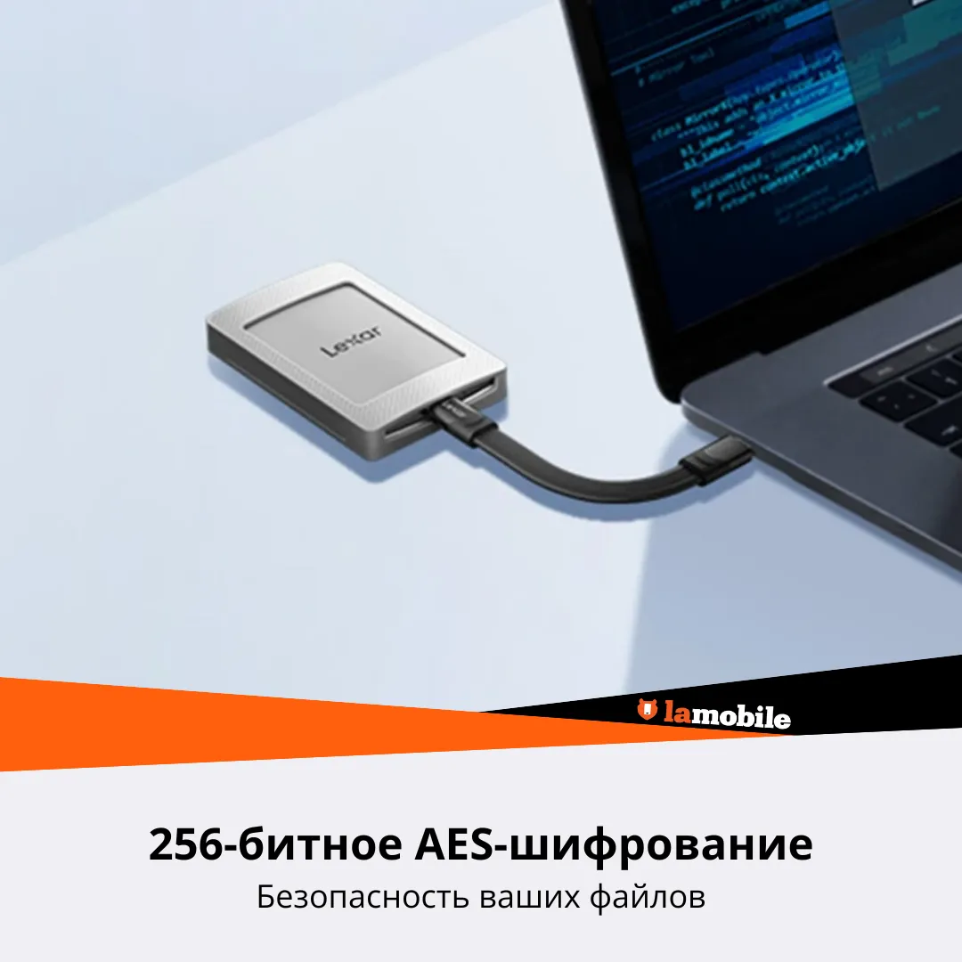 Внешний SSD-накопитель Lexar ES4 1TB Magnetic Set up to 1050MB/s read, up to 1000MB/s write - 3